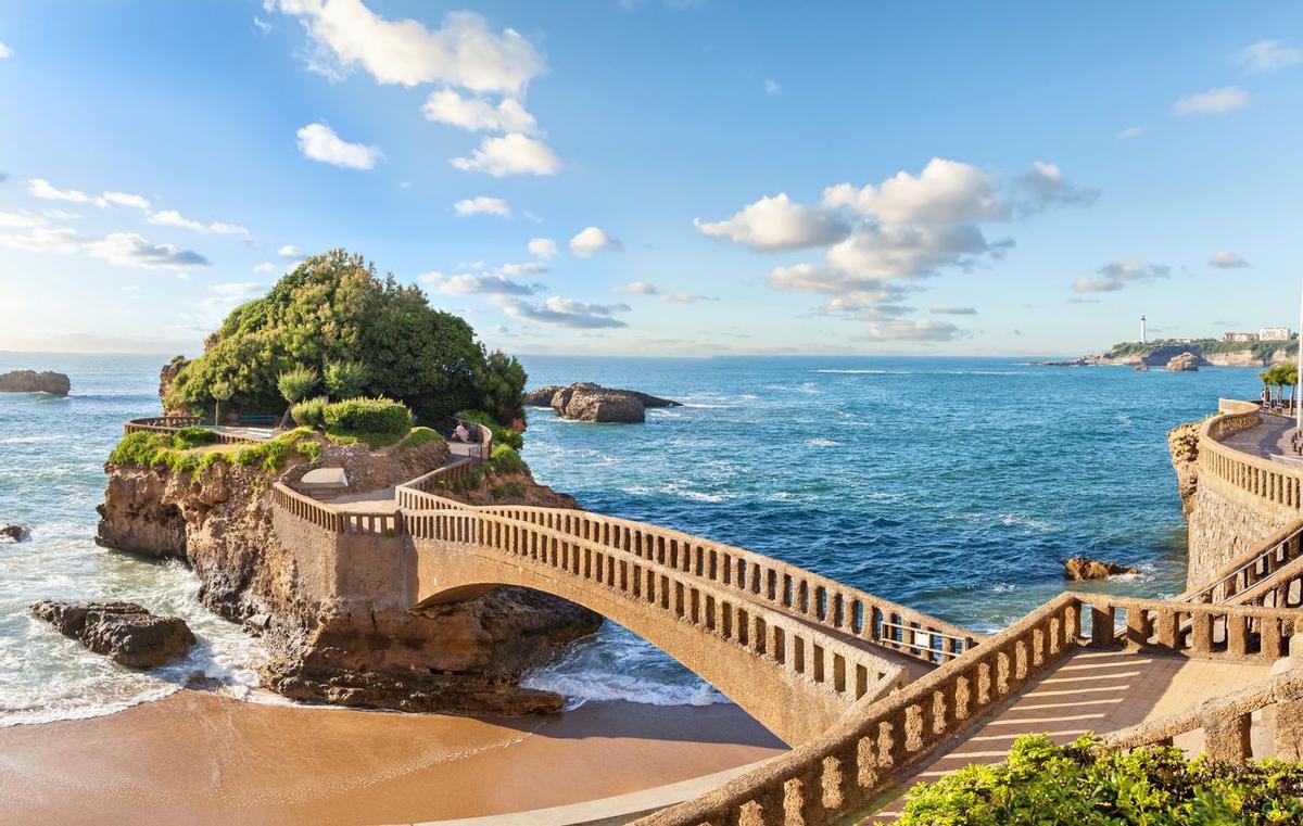 Puente de piedra de Biarritz