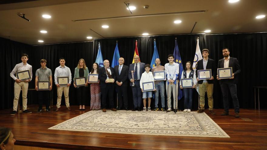 Aquilino Caramés y Nacho Collada, estrellas en la Gala del Deporte del Centro Asruriano