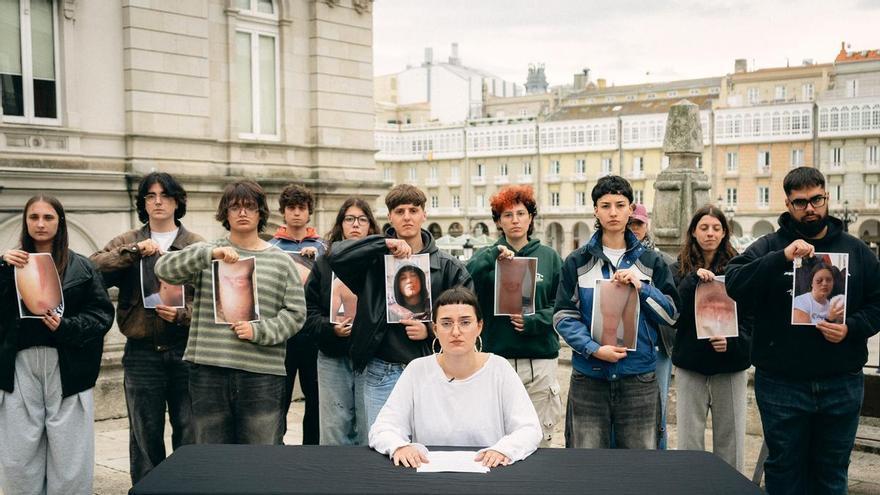 Coordinadora da Mocidade Socialista, el movimiento juvenil comunista que planta cara a Vox en las calles de Galicia