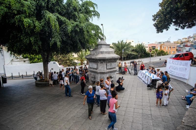 05-07-18. LAS PALMAS DE GRAN CANARIA. Colectivos de El Risco (Risco de San Nicolás, San Bernardo y San Lázaro) se congregarán con el objeto de anunciar a la opinión pública su posición respecto las actuaciones que el Ayuntamiento de Las Palmas de Gran Canaria está promoviendo en el barrio. FOTO: JOSÉ CARLOS GUERRA.  | 05/07/2018 | Fotógrafo: José Carlos Guerra