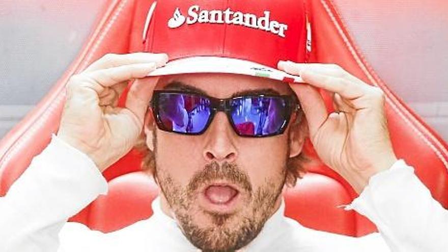 El piloto asturiano dijo que se siente encantado en Ferrari.