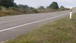 Corte de una carretera en Sayago por obras