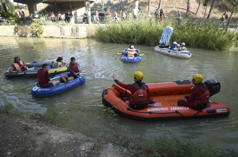 Bajada del Canal de Torrero en Zaragoza