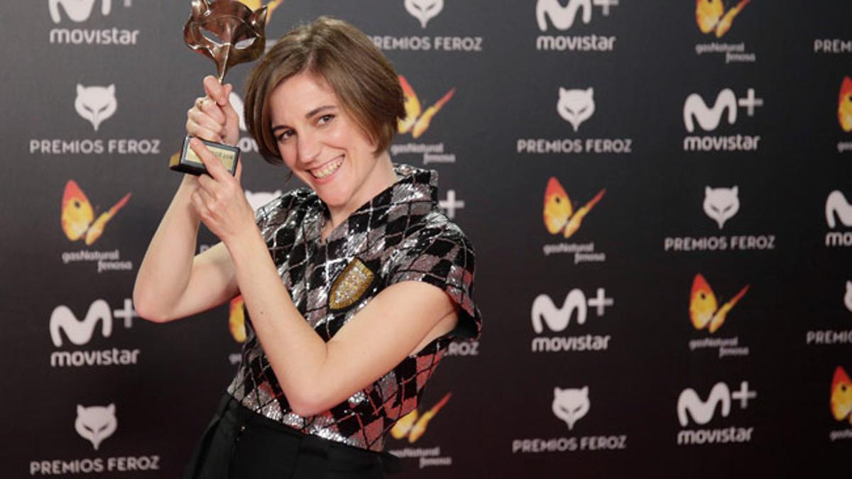 Carla Simón, en los premios Feroz