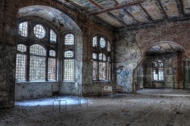 Interior del Sanatorio de Beelitz