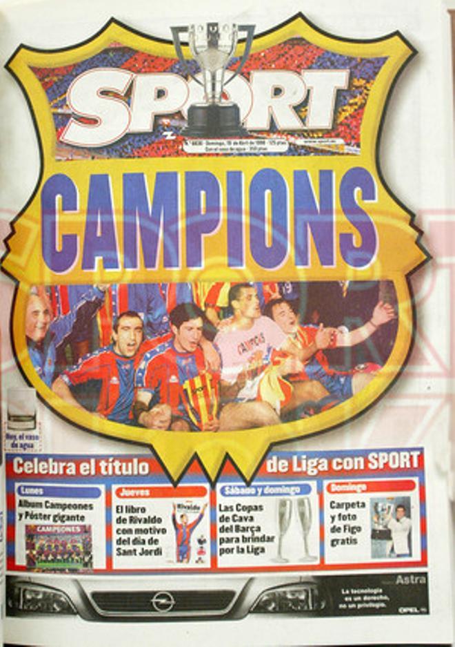 PORTADAS  SPORT BARÇA CAMPEÓN DE LIGA