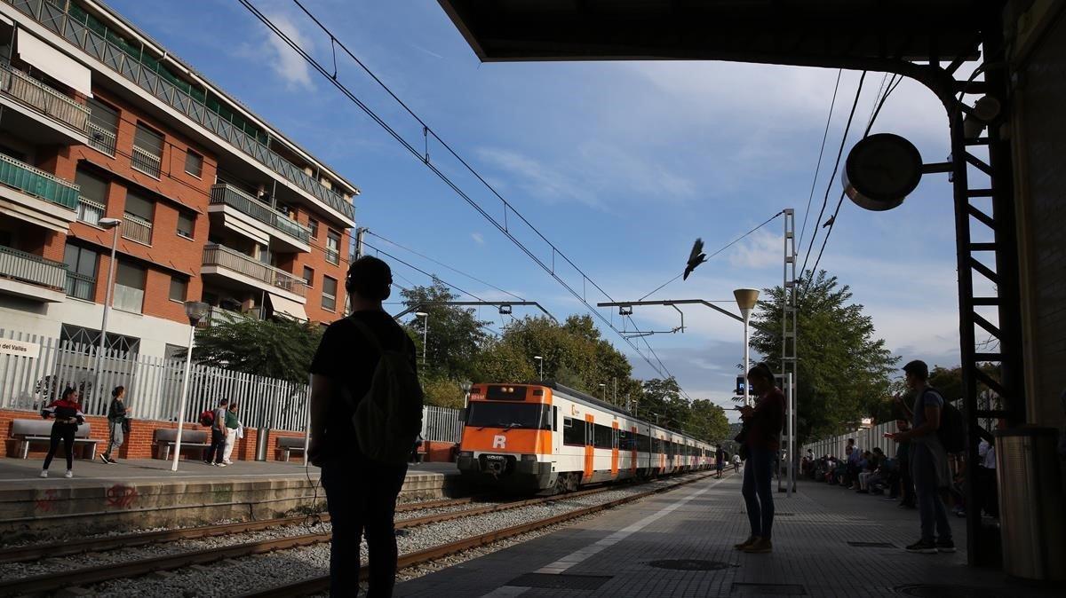 Estación de Cerdanyola del Vallès de Rodalies.