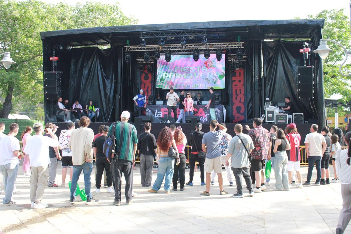 La música fue uno de los ingredientes principales de la Fiesta de la Primavera, este sábado, en Palma del Río.
