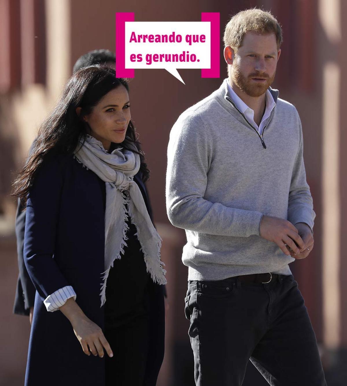 Meghan Markle y el príncipe Harry en viaje oficial a Marruecos
