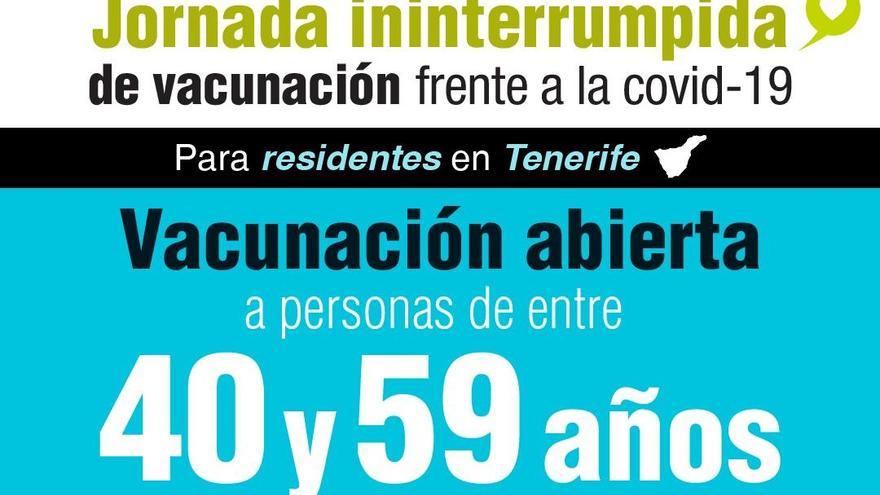 La primera jornada de vacunación durante 24 horas será este domingo en el Santiago Martín