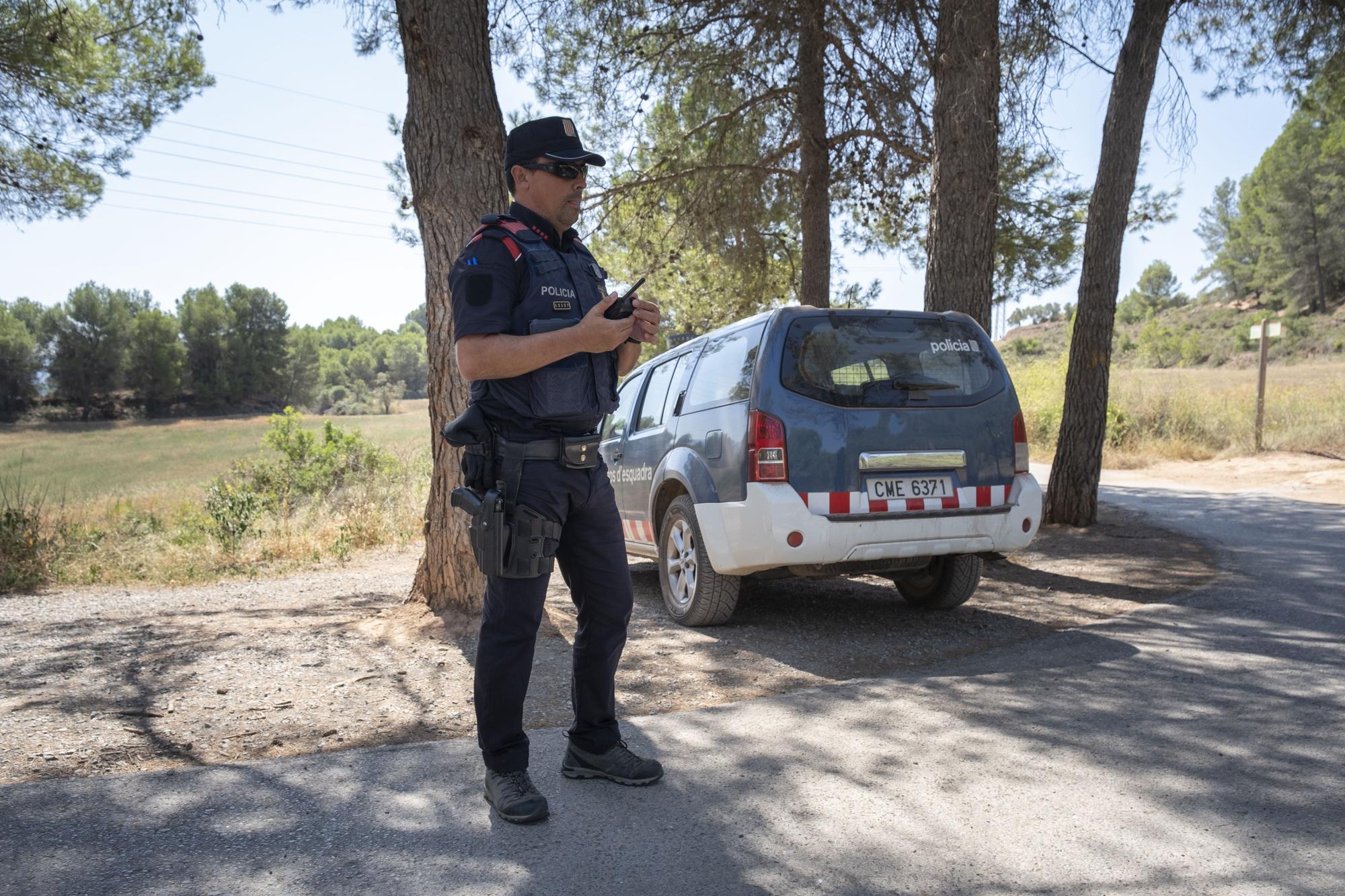 La Unitat Regional de Medi Ambient dels Mossos, en acció