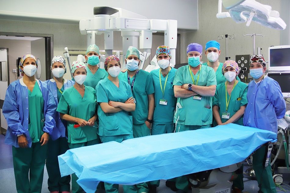 Equipo de cirugía del Hospital Can Ruti de Badalona.