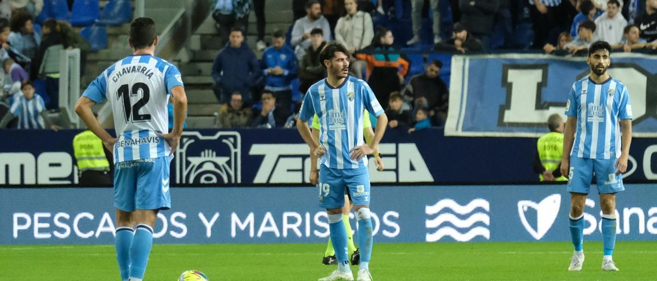 El Málaga CF está ahora a cuatro puntos de la permanencia.
