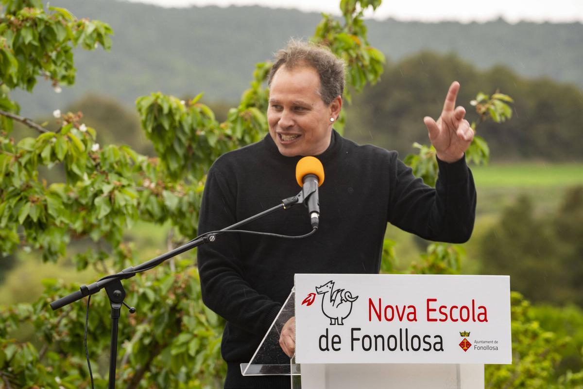 David Crespo és el director de l'escola de Fonollosa