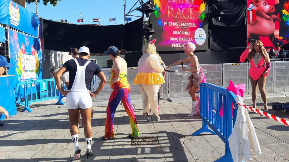 Carrera de tacones en el Pride Maspalomas 2024