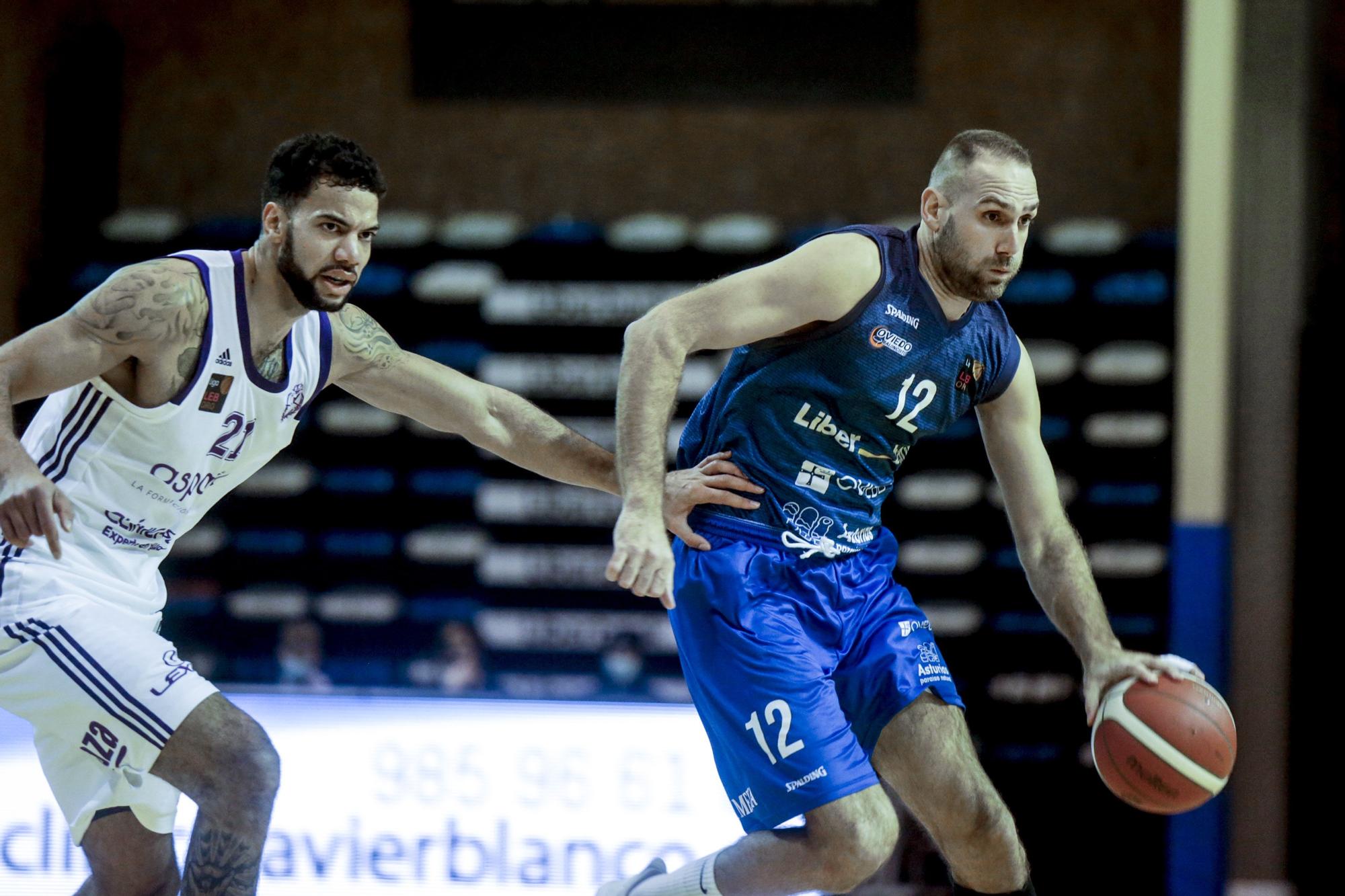 Victoria (83-78) del Liberbank Oviedo Baloncesto ante el potente Valladolid