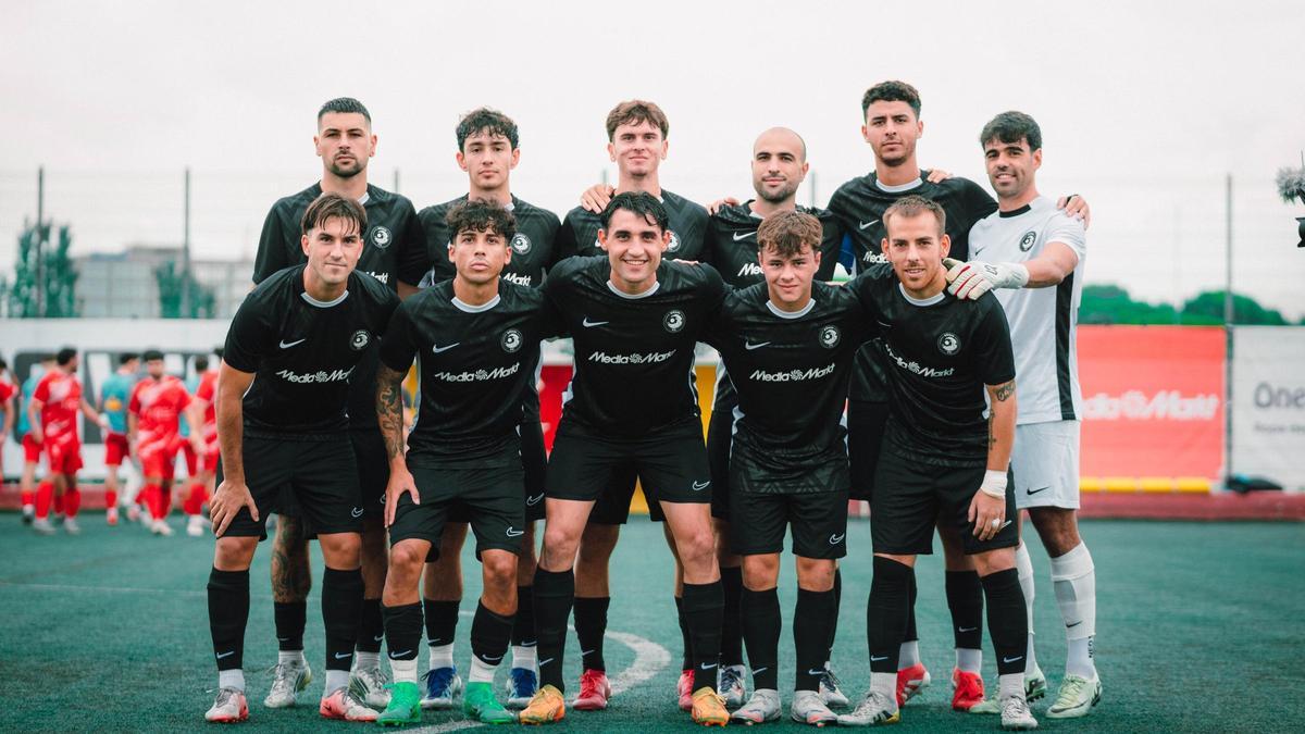 El once de Ronin FC en el debut con goleada ante el Vallirana