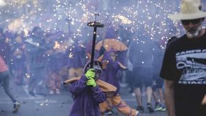 Correfoc dels petits, en la Mercè.