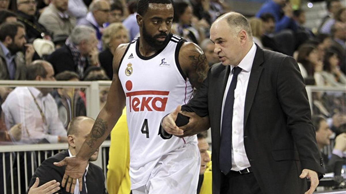 Pablo Laso, durante la final de Copa del Rey entre Barça y Real Madrid