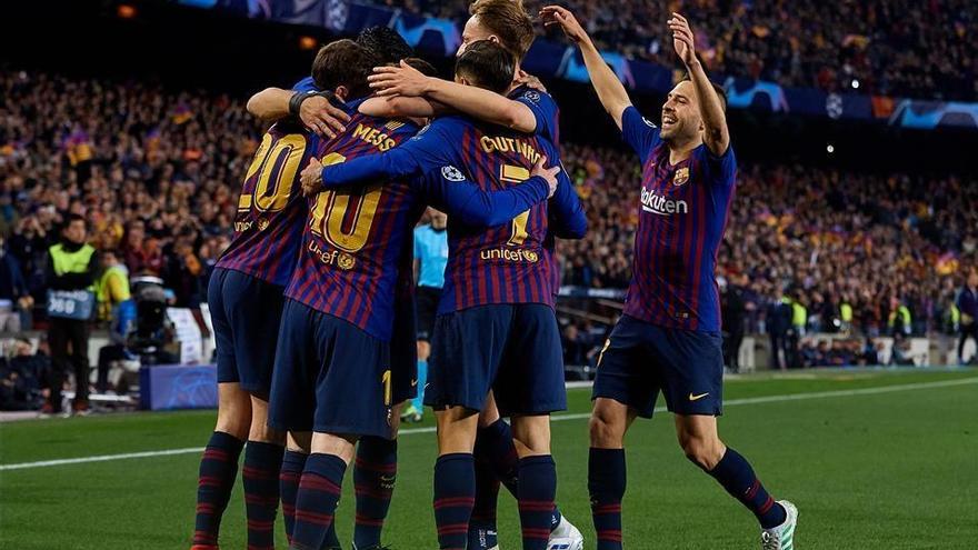 Un sensacional Messi conduce al Barcelona a las semifinales