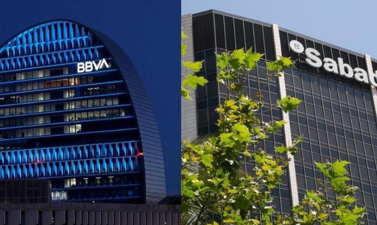 Sede de BBVA y Banco Sabadell.