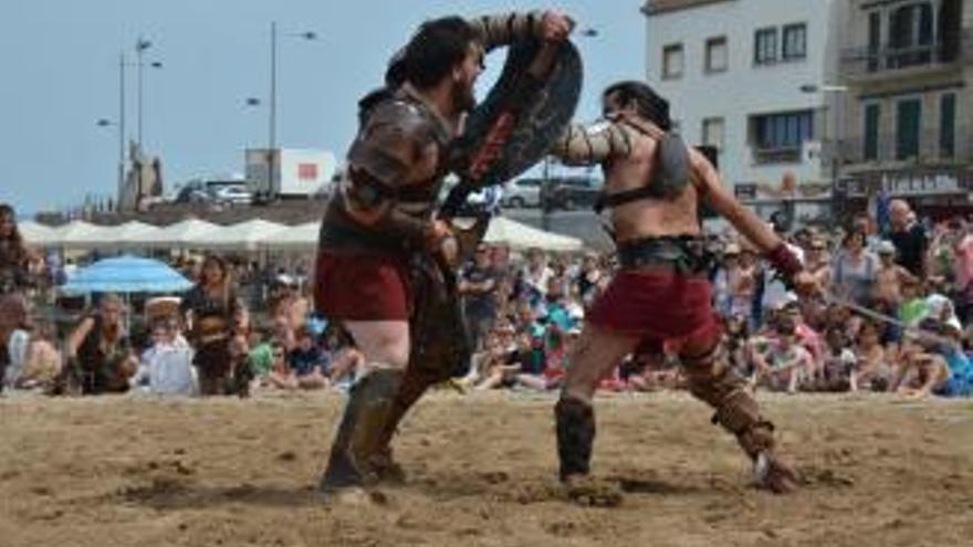 Una lluita de gladiadors en una anterior edició