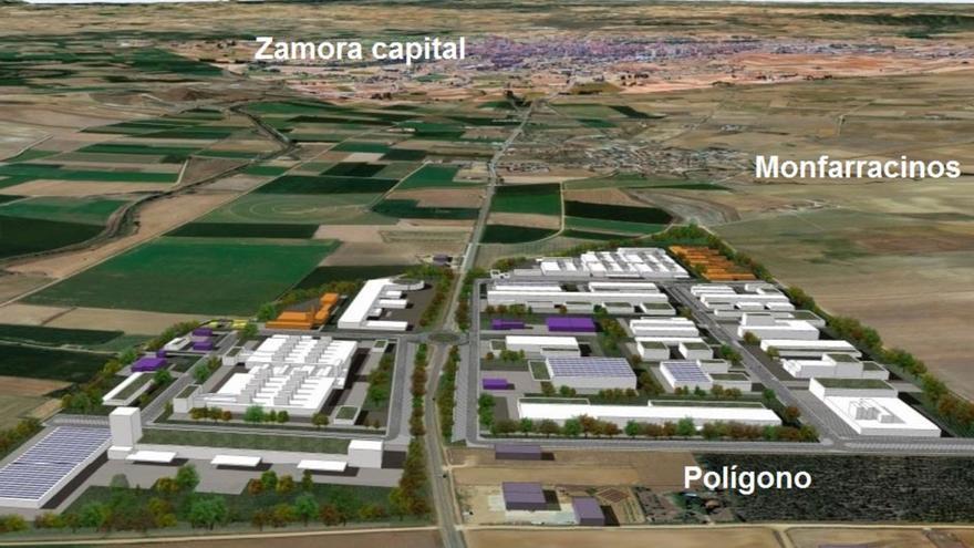 El polígono de Monfarracinos afectará a varias naves y un campo de almendros