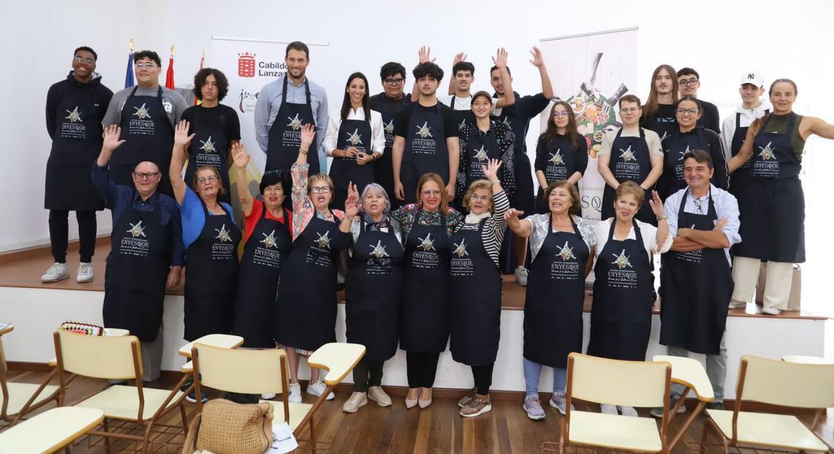 Proyecto ‘Enyesque’, una iniciativa intergeneracional basada en la gastronomía canaria. | | PRENSA CABILDO