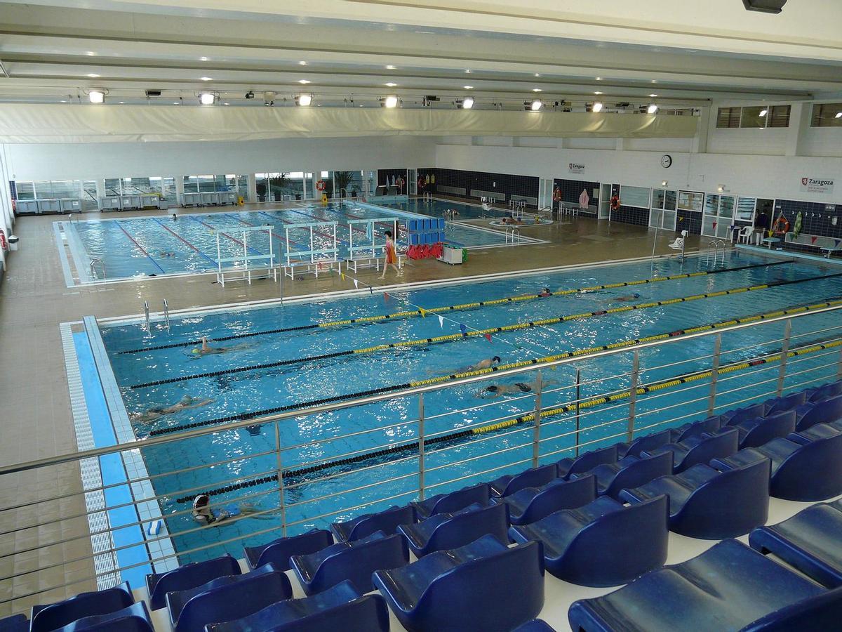 Las piscinas del CDM Alberto Maestro de Zaragoza.