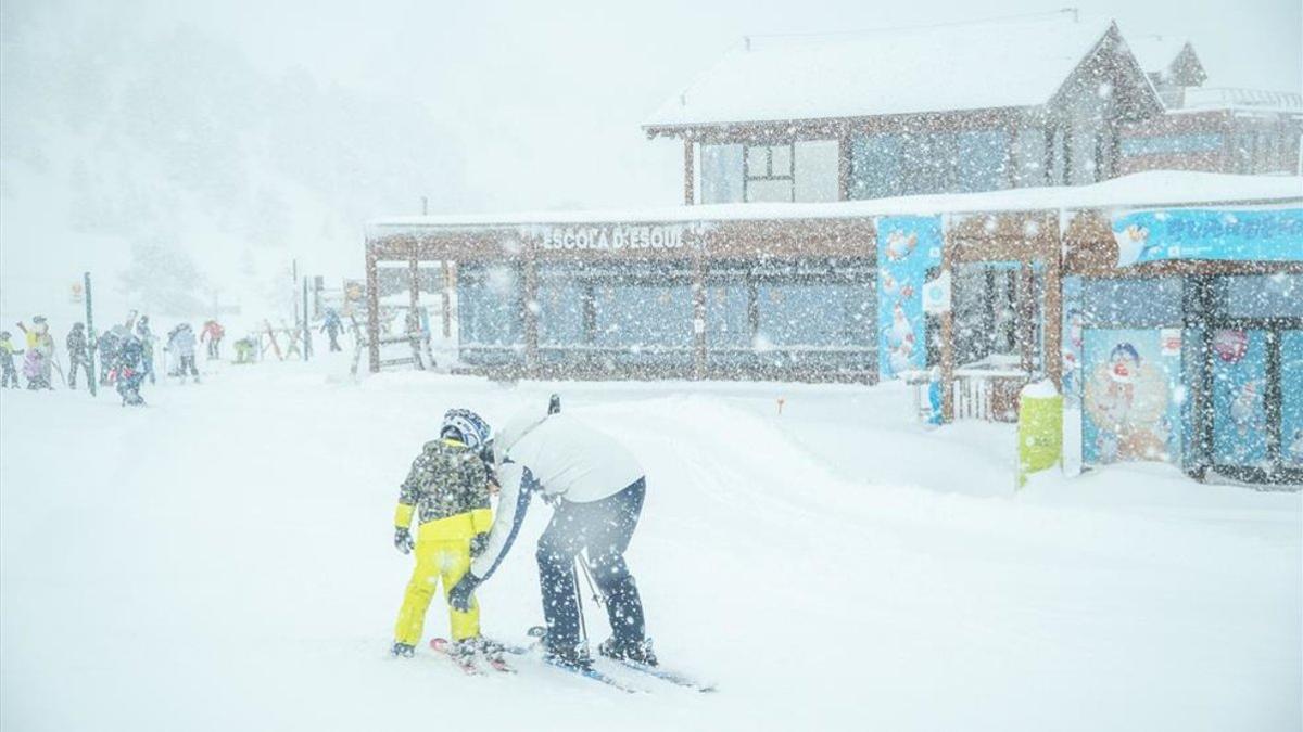 Las últimas nevadas dejan hasta 70 centímetros de nieve fresca en Grandvalira