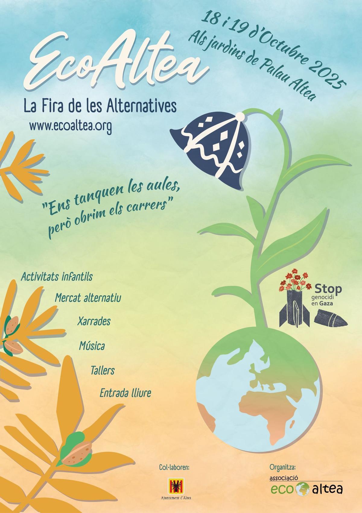 El cartel de la XV edición de EcoAltea, una cita imprescindible este fin de semana