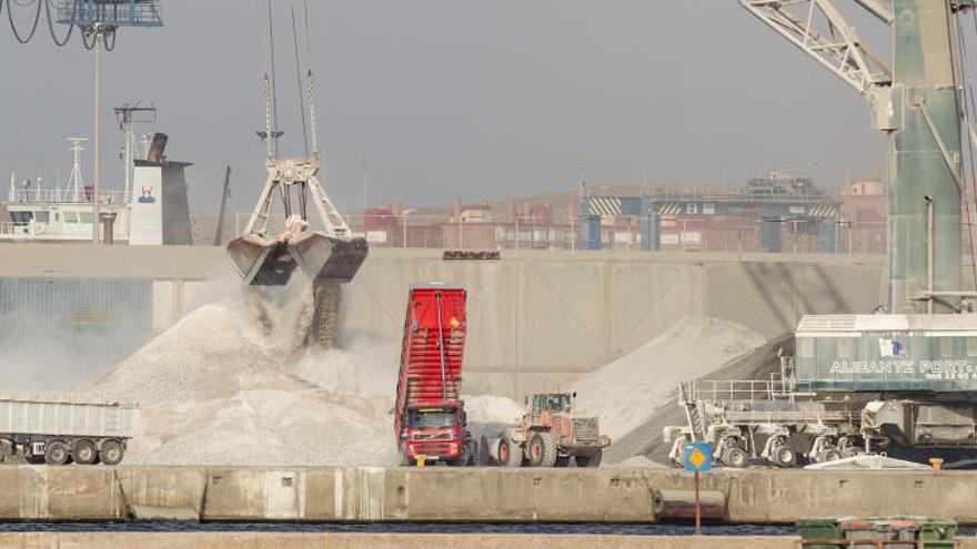 Pavón pide a Urbanismo que paralice la descarga de graneles en el Puerto