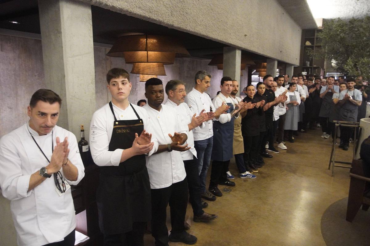 Les imatges del sopar dels restaurants gironins amb estrella Michelin a l'Esperit Roca