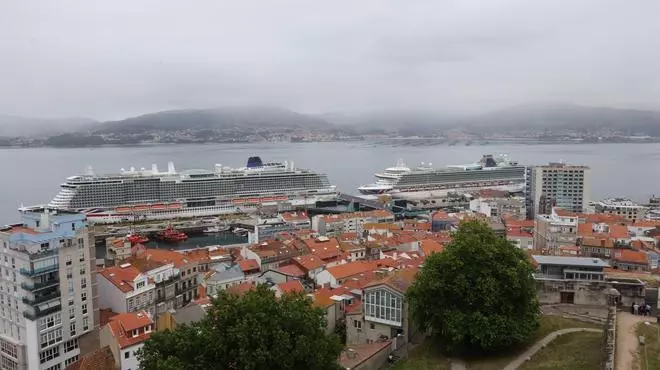 Vigo recibe a más de 9.000 pasajeros británicos en la doble escala de los cruceros Iona y Ventura