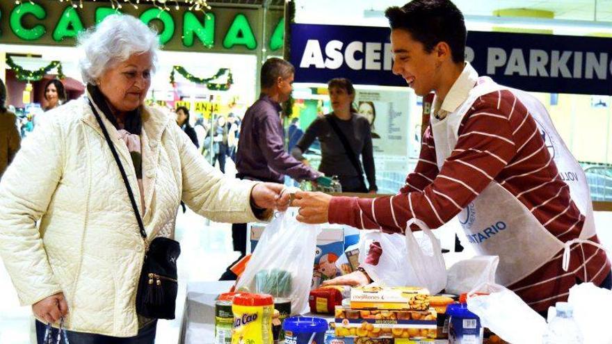 Aragonia recoge más de nueve toneladas de alimentos para los más necesitados