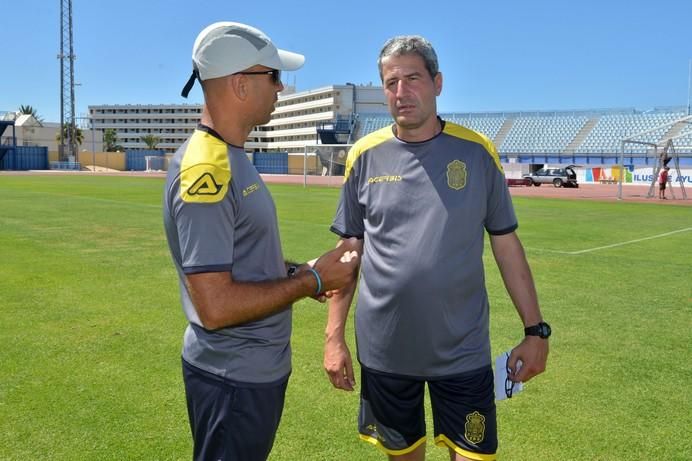 Primer entrenamiento de la UD Las Palmas