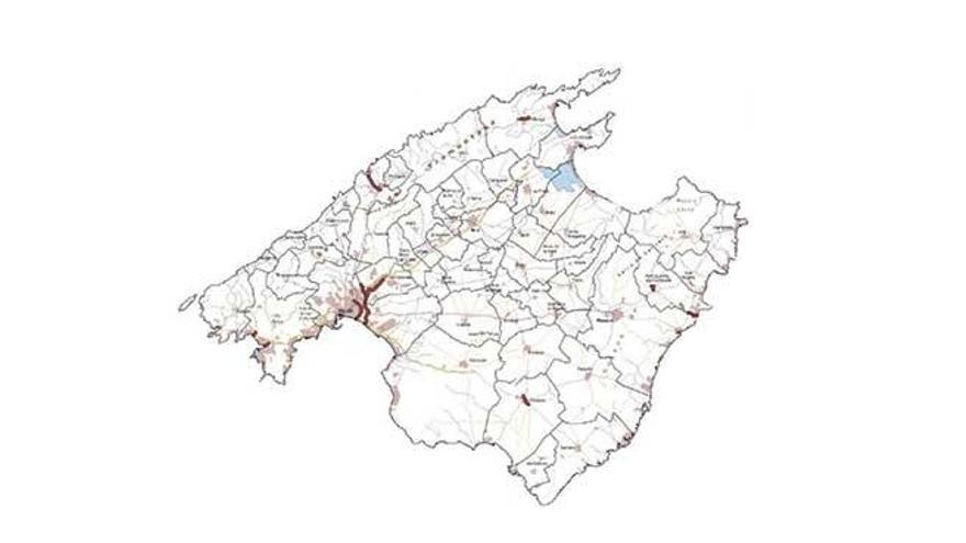 La construcción incontrolada en torno a los torrentes pone en riesgo a miles de personas y viviendas en Mallorca