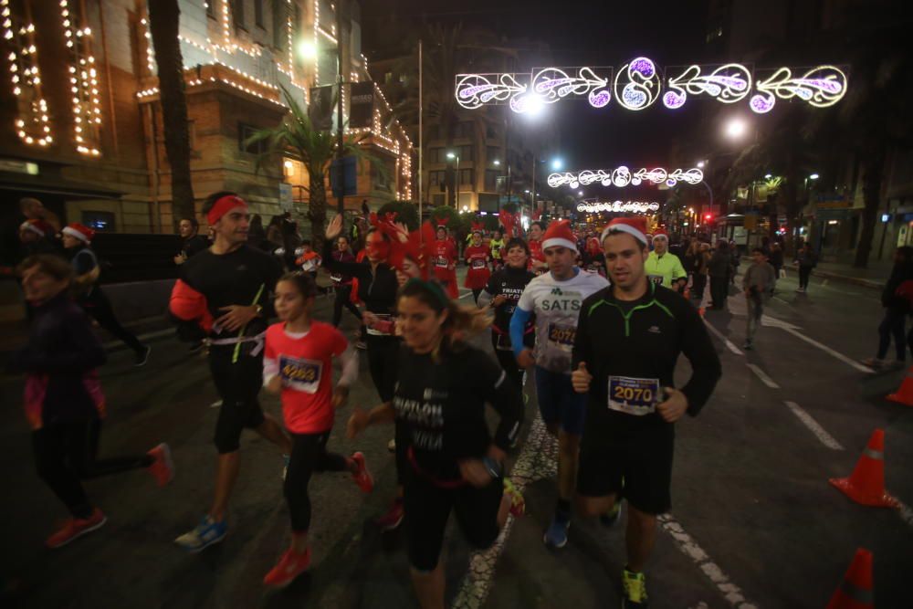 La San Silvestre más colorida en Alicante