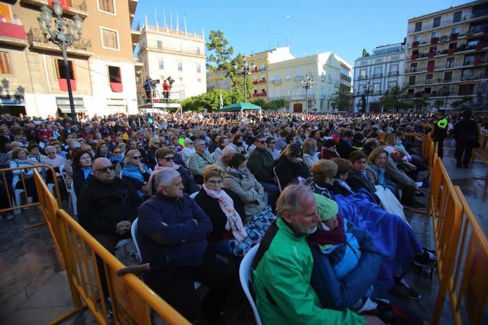 Misa d'Infants en la plaza d la Virgen de València 2018