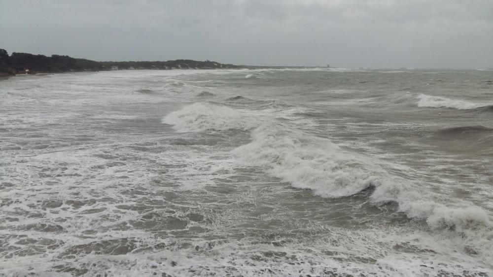 Temporal en ses Salines.