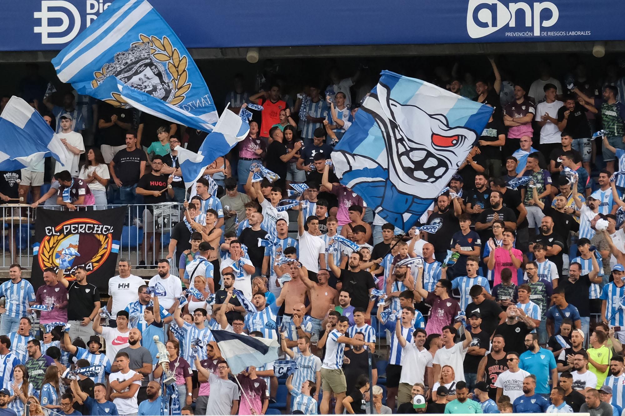 Málaga CF - Antequera CF: el Trofeo Costa del Sol, en imágenes