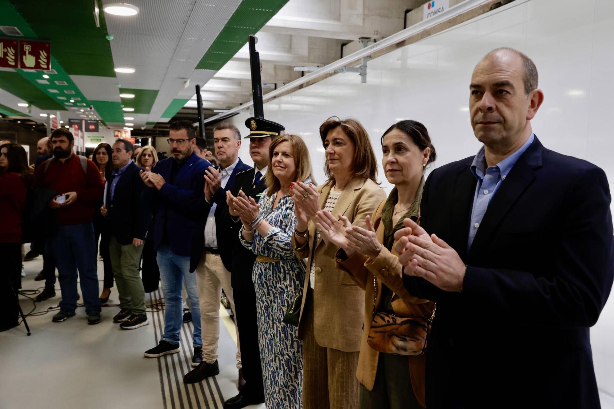 Así fue la inauguración del soterramiento de Langreo