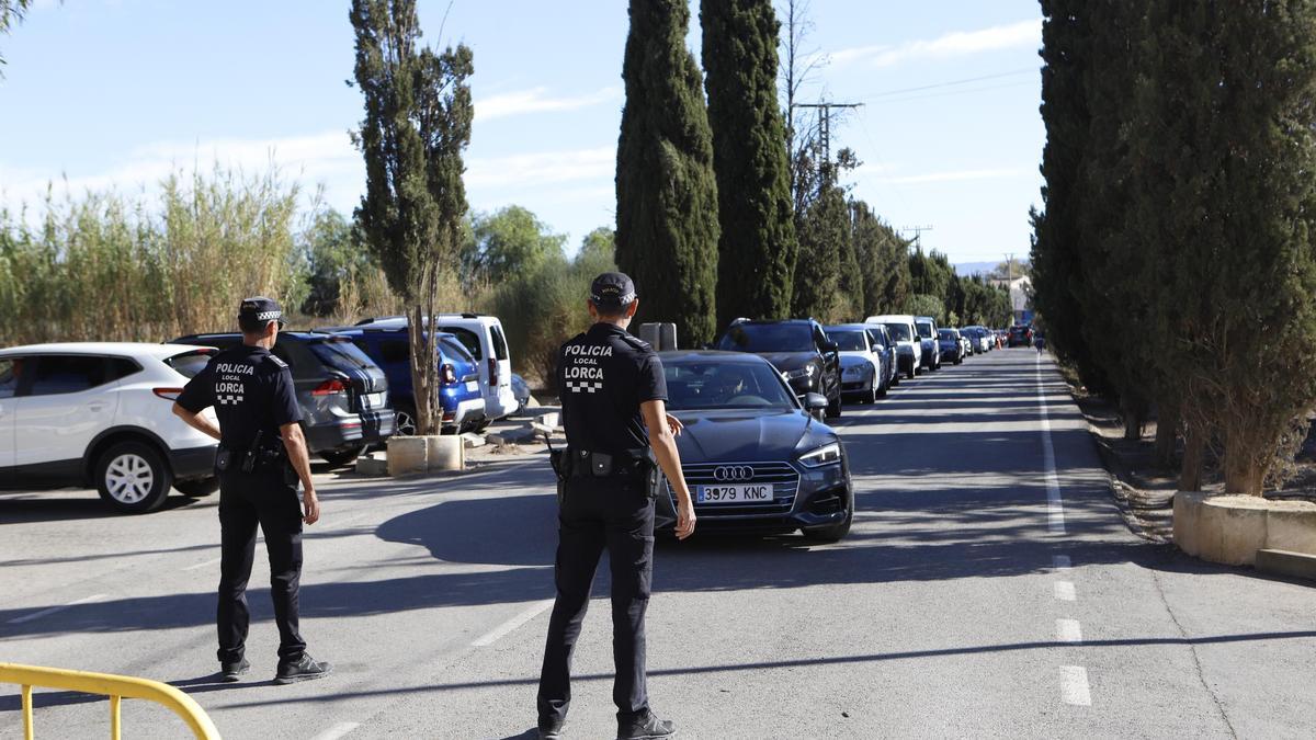 Agentes de Policía Local de Lorca, en una imagen de archivo.