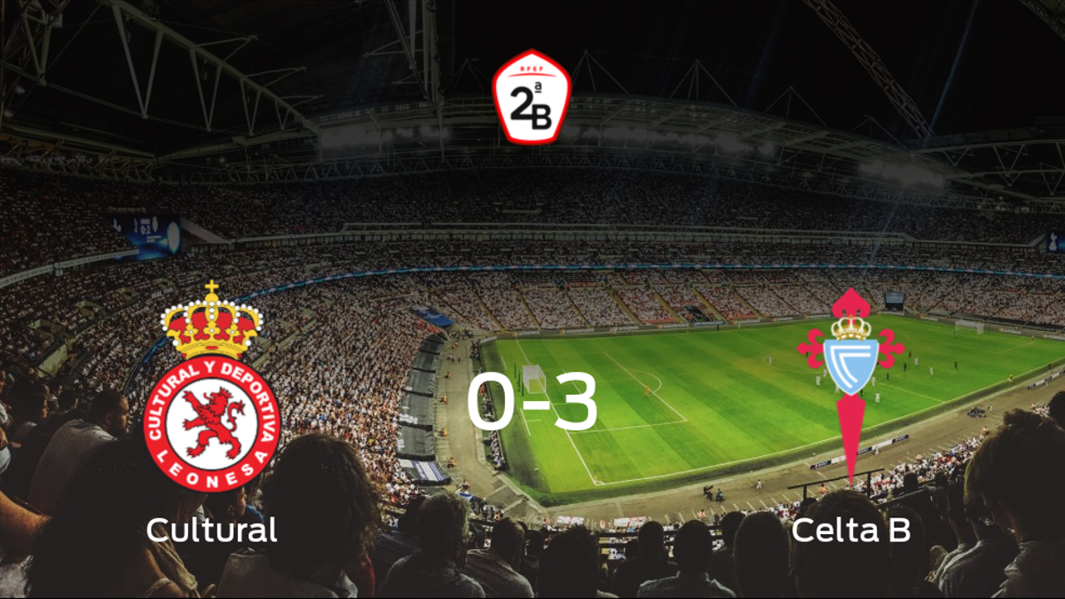 Triunfo del Celta B tras golear 0-3 en el estadio de la Cultural Leonesa