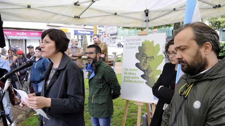 Pontón intervén en prersenza de Vilariño, Suárez e Cuiña. // Bernabé/Javier Lalín