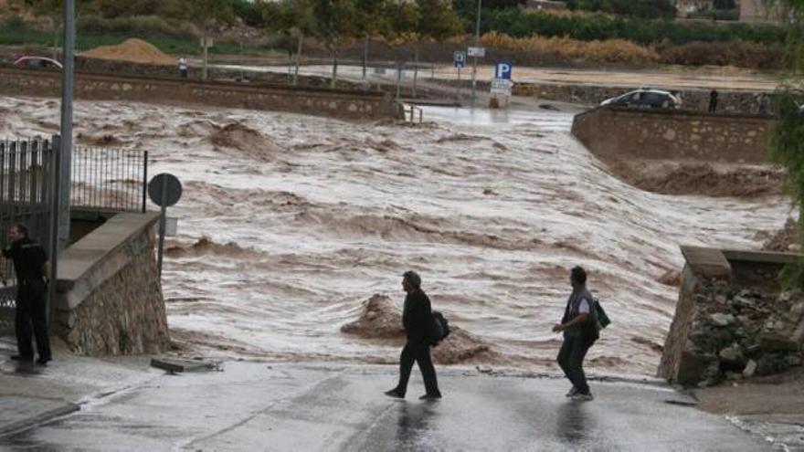 Las inundaciones asolaron parte de Lorca en septiembre de 2012.