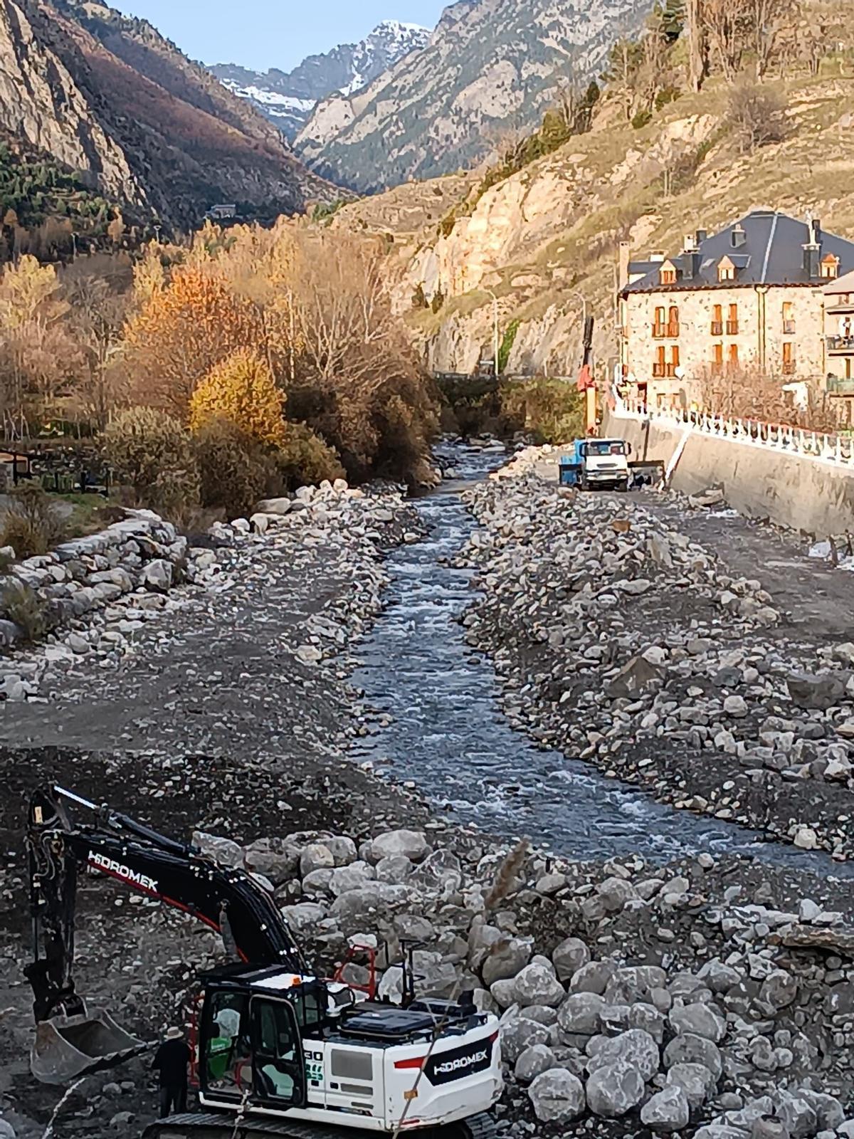 Intervenciones denunciadas en el cauce del Ésera.