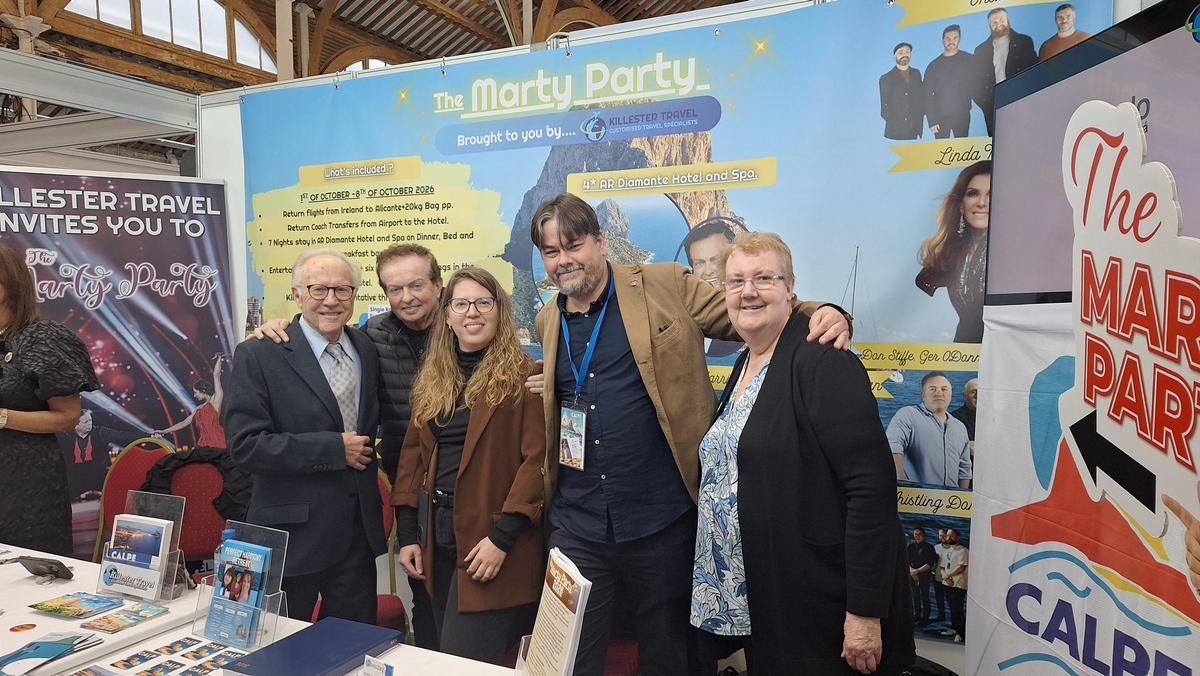 Durante la feria, la delegación calpina mantuvo contacto con responsables de Killester Travel, una agencia de viajes irlandesa especializada en turismo de ocio y deporte.