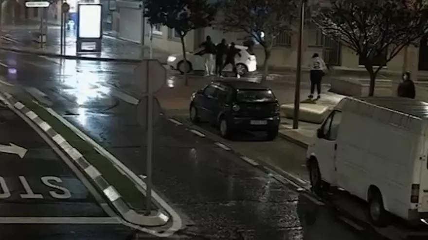 Una cámara capta un intento de homicidio con un machete en Toledo