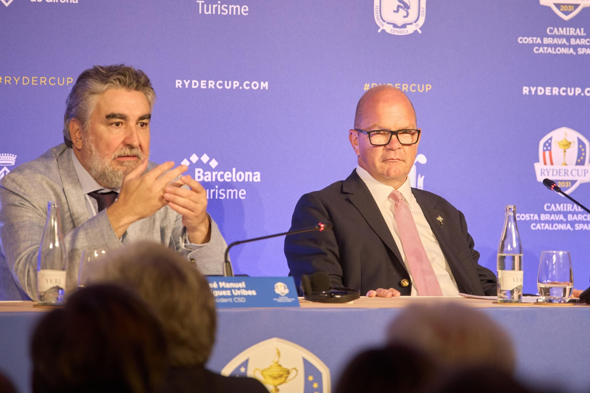 Les imatges de la presentació de la Ryder Cup 2031 a l'Hotel Camiral